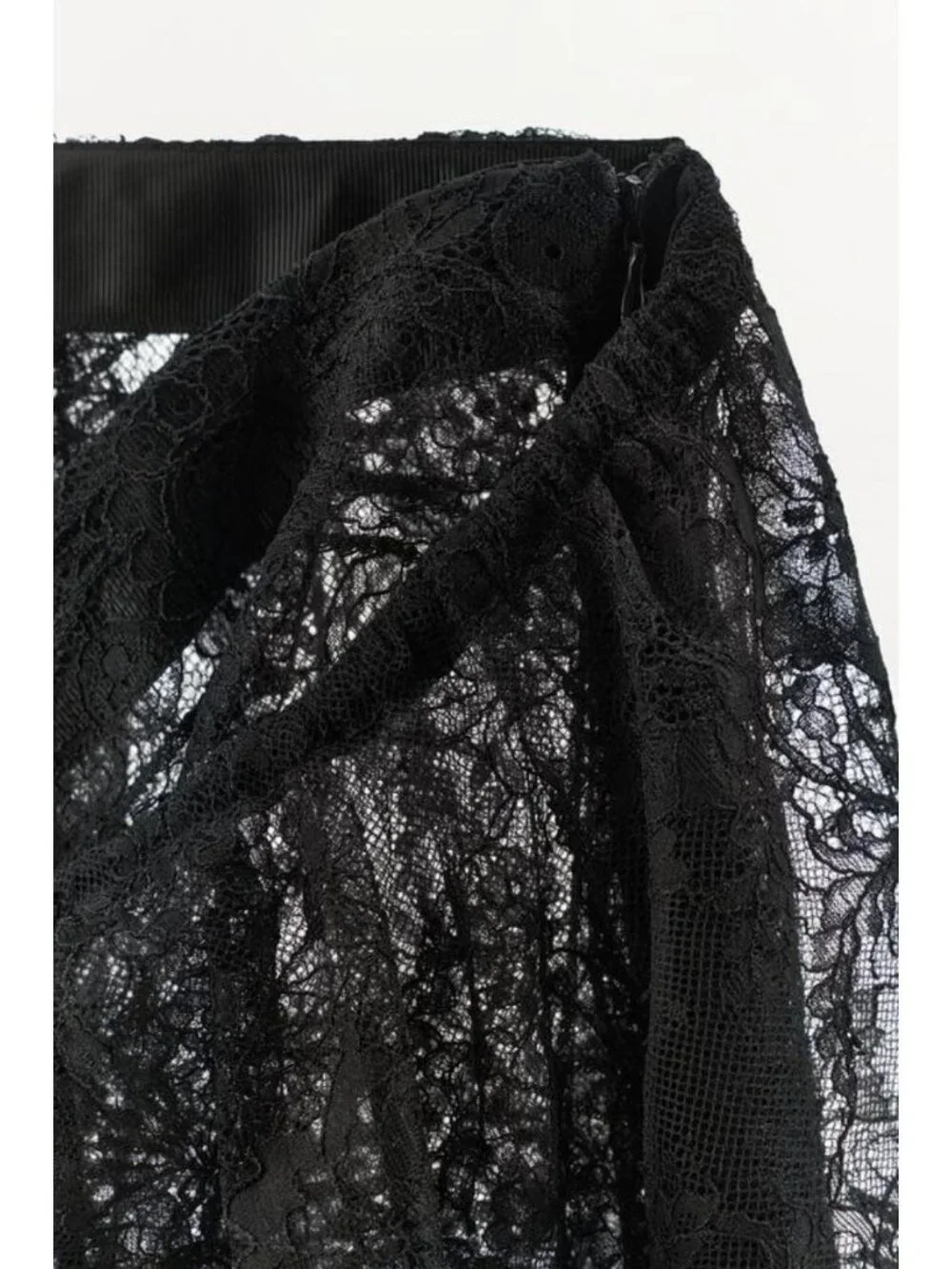 ZARA DOUBLE LAYER LACE MIDI SKIRT 1067/707/800